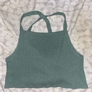 NWOT American Eagle Criss Cross Crop Tank